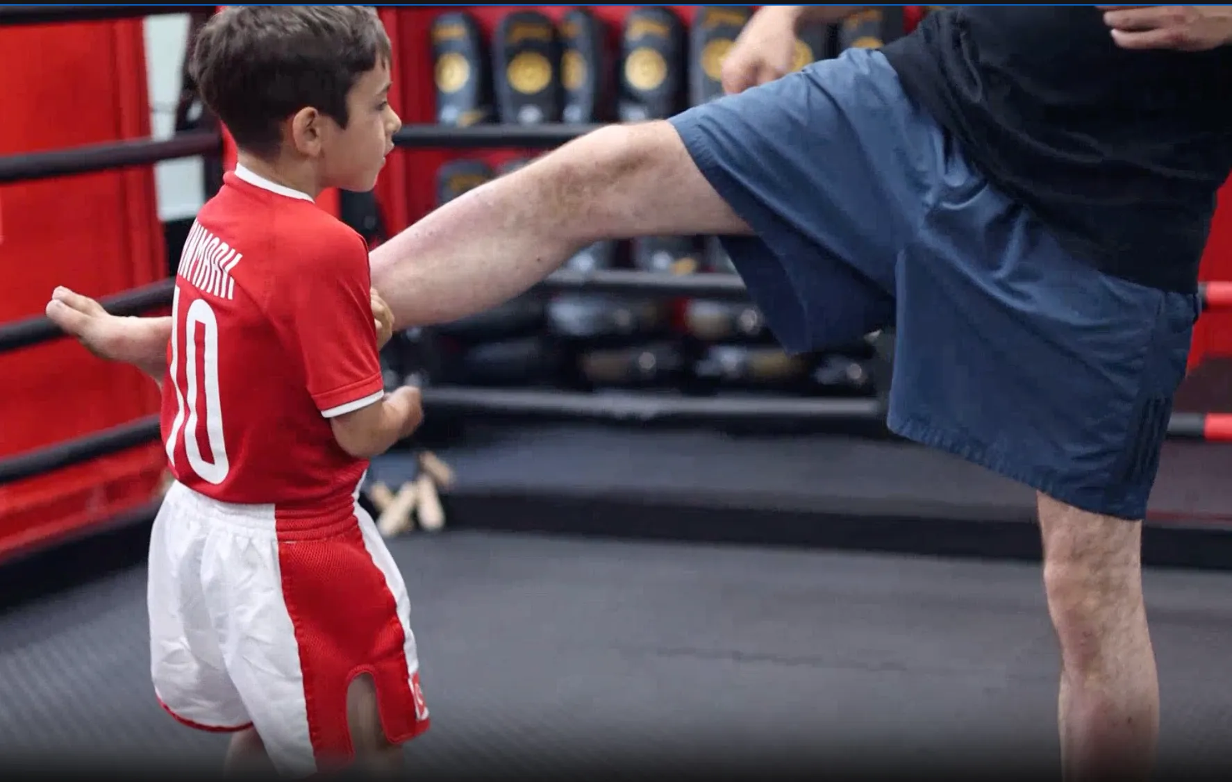 Juniorhold til træning i Nakmuay Gym